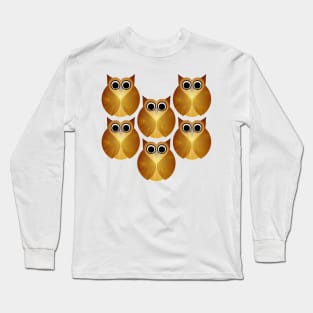 Many Brown Owls! Long Sleeve T-Shirt